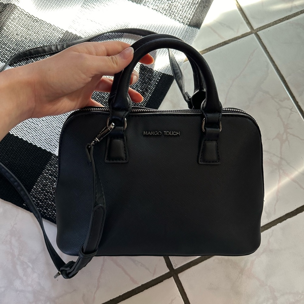 Mango touch black handbag